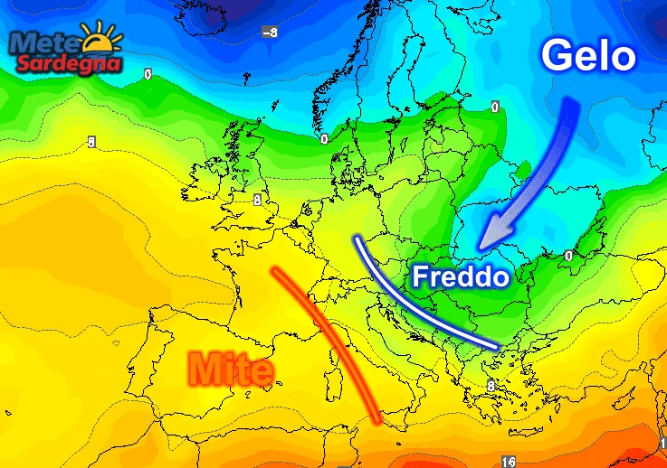 Model5 - Il generale Inverno piomberà a est, rimarrà mite a ovest