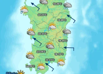 Oggi15 350x250 - Prima libeccio poi maestrale spazzeranno via il caldo