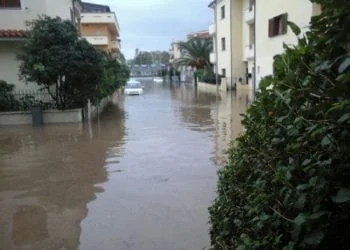 Olbia Via Lazio 350x250 - Olbia sott'acqua, VIDEO