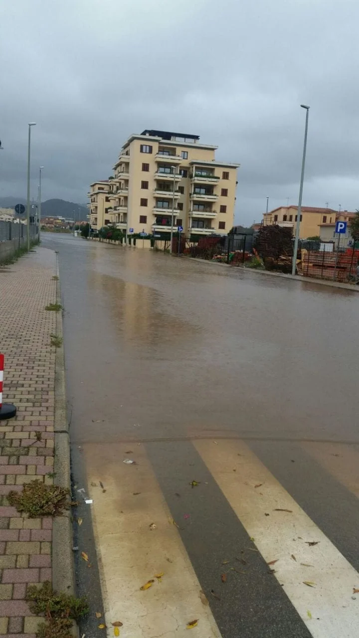 Olbia - Olbia: esonda il Rio Siligheddu