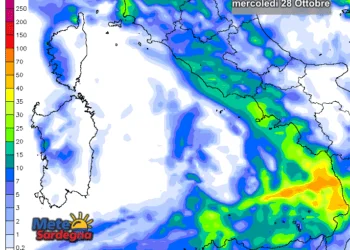 Piogge15 350x250 - Borore, fulmine lascia un "cratere" al suolo! FOTO