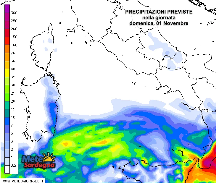 Piogge23 - Ognissanti tra piogge e venti di Grecale