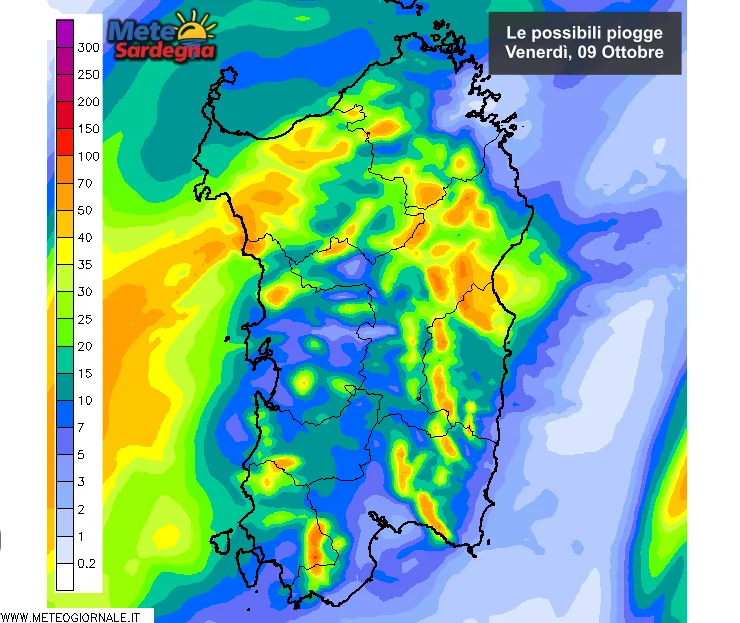 Pioggia1 - Ciclone mediterraneo: venerdì alto rischio nubifragi