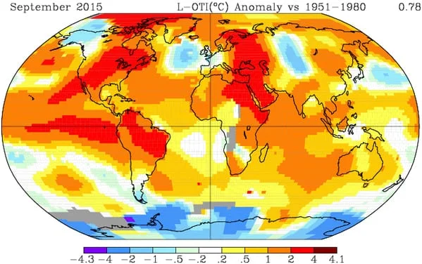 Settembre2015 - Settembre 2015 è stato il settembre più caldo di sempre!