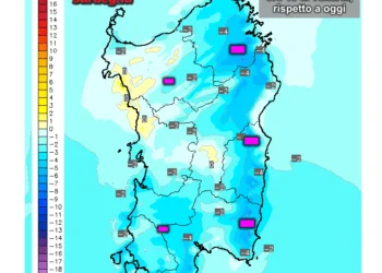 Temperature8 350x250 - Borore, fulmine lascia un "cratere" al suolo! FOTO