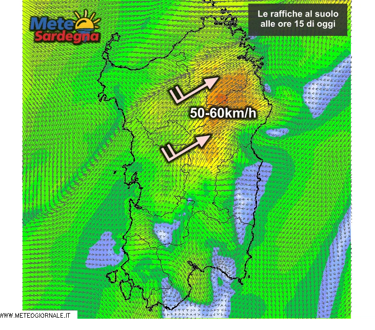 Vento4 - Raffiche di Libeccio nel primo pomeriggio