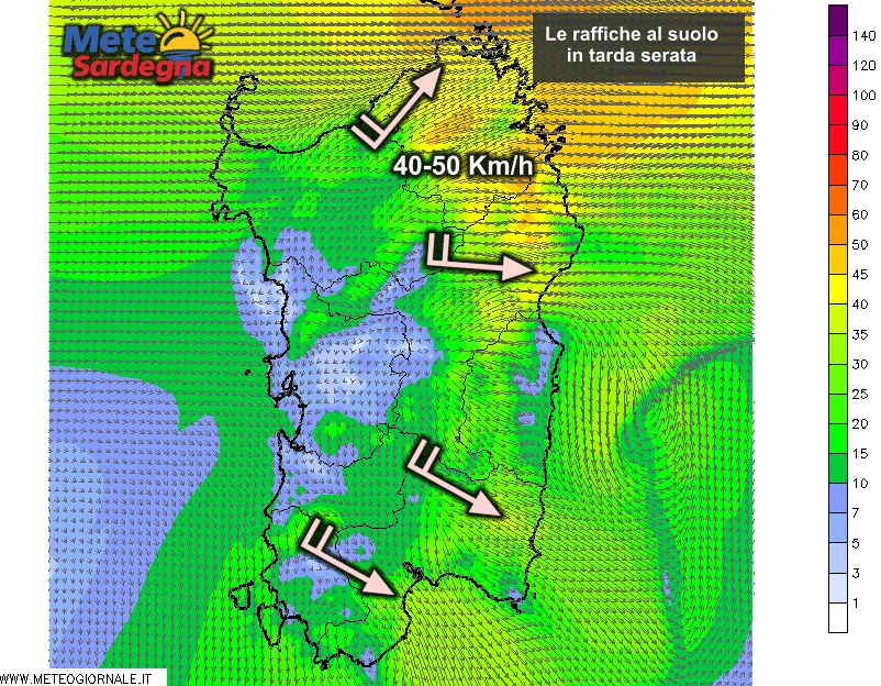 Vento5 - Sardegna tra Maestrale, Libeccio e Ponente