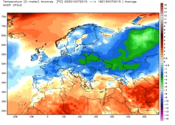 anomalie termiche 1 350x250 - Dal maltempo al caldo. Altro freddo a fine mese?