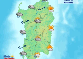 Oggi13 350x250 - Tra stanotte e domani vortice ciclonico sfiorerà l'isola