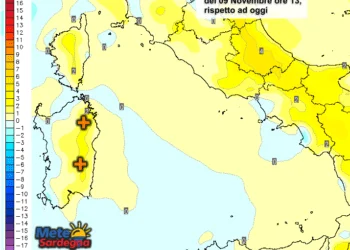 Temperature3 350x250 - Temperature marine resteranno alte, rischio nubifragi anche a dicembre