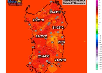 Temperature4 350x250 - Anticiclone al top: zero termico oltre i 4500 metri!