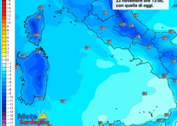 Temperature6 350x250 - Spettacolo Meteosat: l'irruzione fredda in tutta la sua potenza