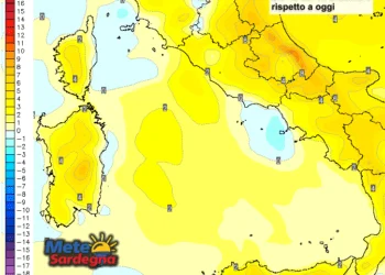 Temperature9 350x250 - Meteo anticiclonico: sole e clima primaverile