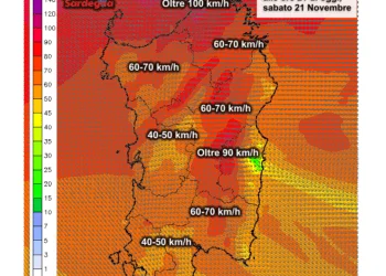 Vento3 350x250 - Tra stanotte e domani vortice ciclonico sfiorerà l'isola