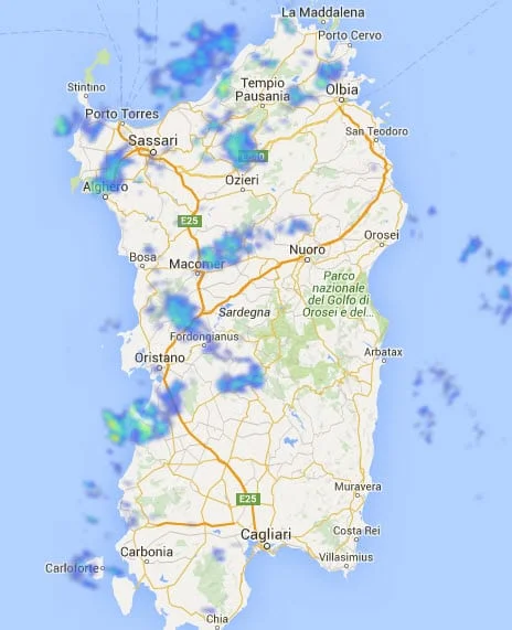 30 12 2015 13 46 31 - Pioggia in varie zone della Sardegna