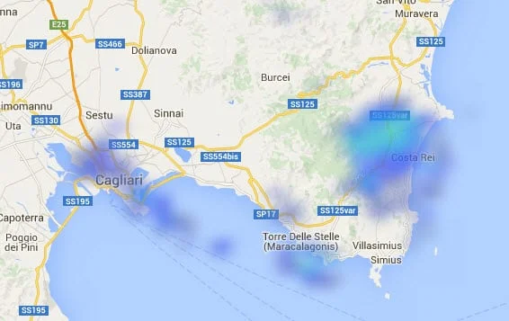 30 12 2015 18 10 34 - Deboli piogge anche su Cagliari, più forti su Costa Rei