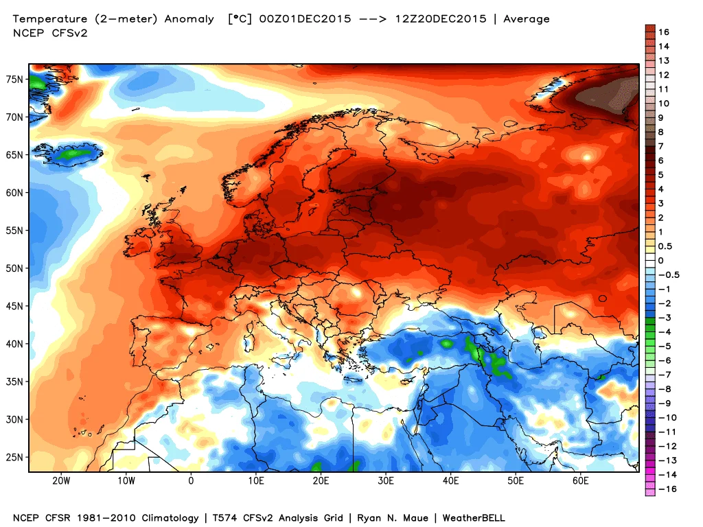 Anomalie termiche2 - Dicembre? In Sardegna non è stato per niente caldo