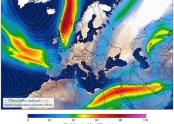 Jet stream 350x250 - Lunedì maltempo, pioverà molto: ecco le ultime novità