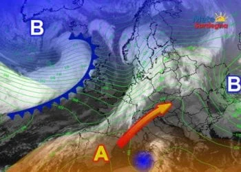 Meteosat 350x250 - Ci siamo: l'Anticiclone è a due passi dalla Sardegna