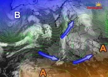 Meteosat5 350x250 - Ci siamo: l'Anticiclone è a due passi dalla Sardegna