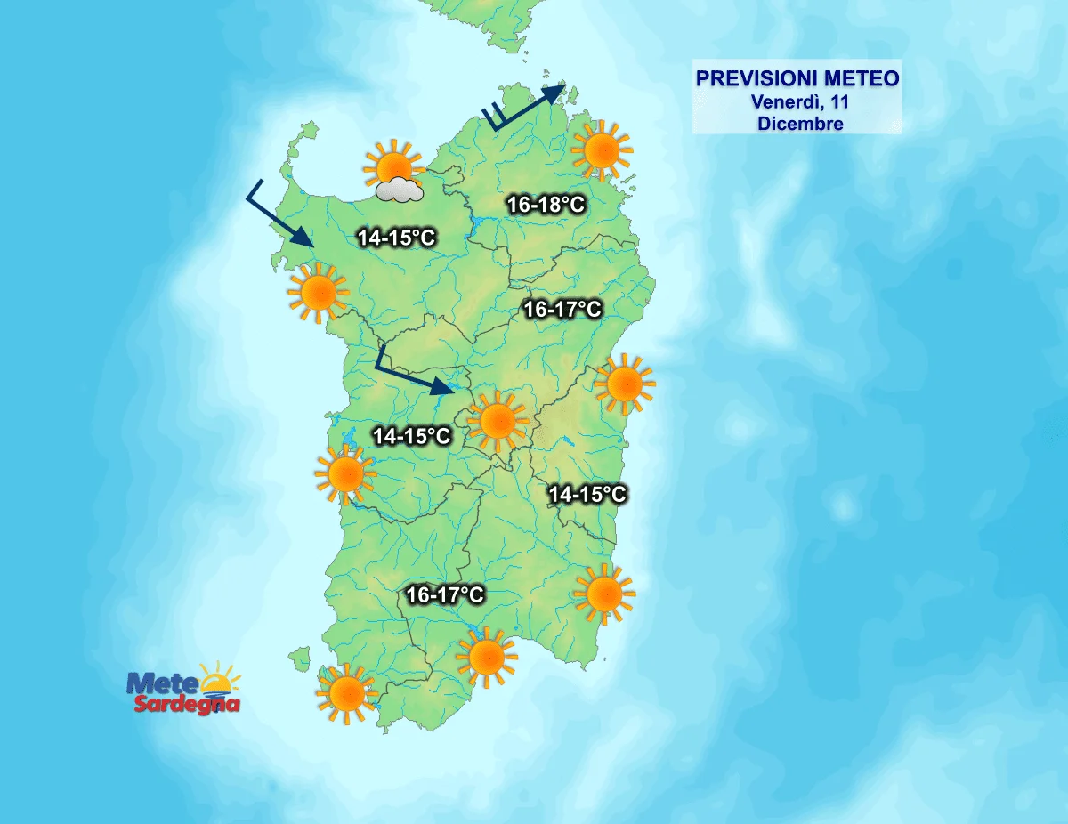 Oggi8 - Freddo, è inverno al mattino. Ma poi sole e mite