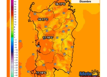 Temperature1 350x250 - Che inversione termica, a Cagliari fa più caldo oltre i 2000 m che al suolo