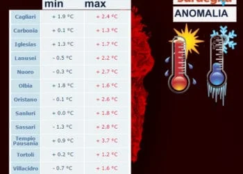 anomalia termica 350x250 - Capodanno: temperature giù. Finalmente inverno