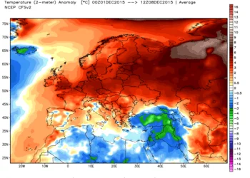 ncep cfsr europe t2m anom 350x250 - Il "non inverno"? Ecco da cosa dipende