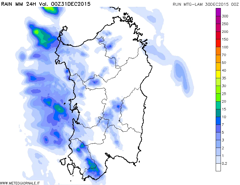 pcp24h 24 - Pioggia in anticipo sui tempi: meteo in peggioramento