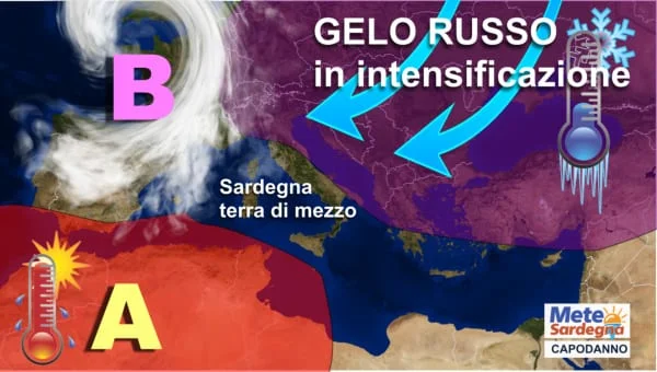 verso capodanno sardegna - Alta Pressione in Sardegna, ma si attenuerà. Per Capodanno meteo con insidie