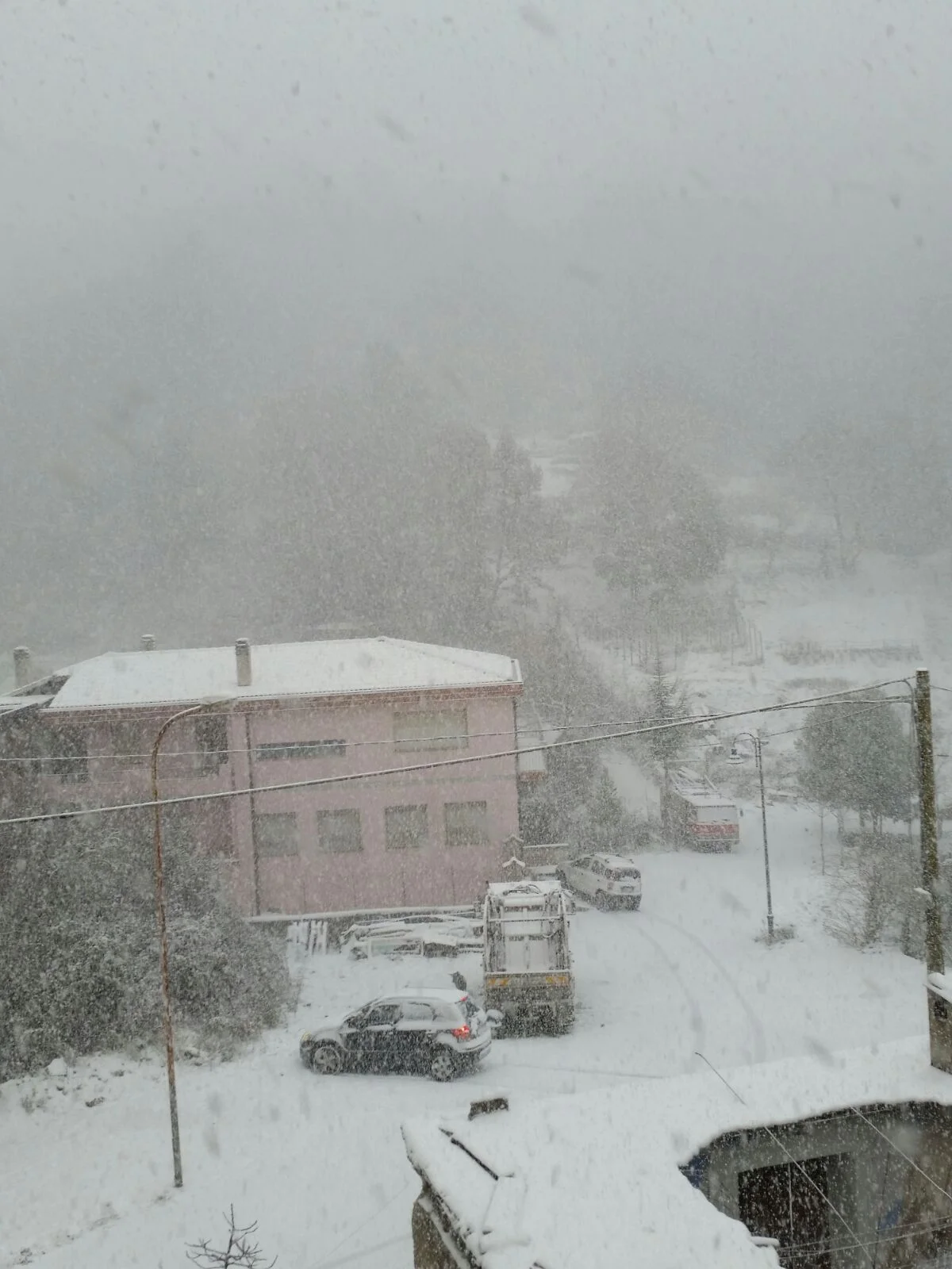 Desulo4 - Desulo, la neve cade abbondante: foto e video in real time