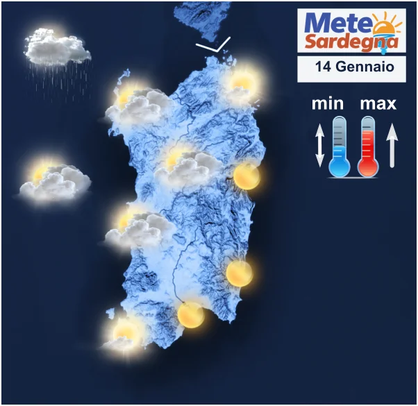 Meteo - Arriva una perturbazione, precede l'irruzione fredda