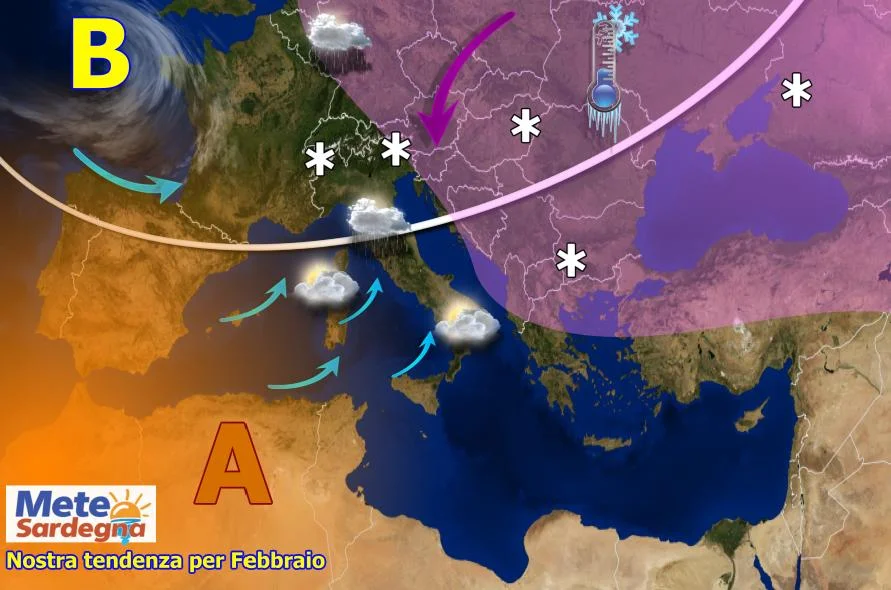 Meteo4 - Meteo Febbraio: ecco come potrebbe essere secondo noi