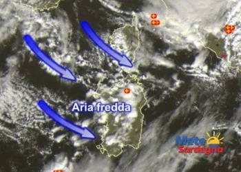 Meteosat4 350x250 - Dal freddo ai 20°C in 24 ore: oggi mite, ancora qualche pioggia