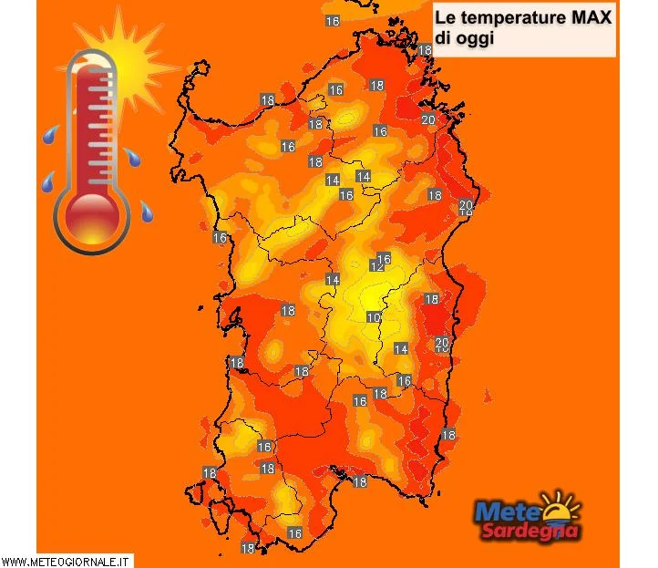 Temperature1 - Gennaio o Aprile? Oggi temperature massime troppo alte!