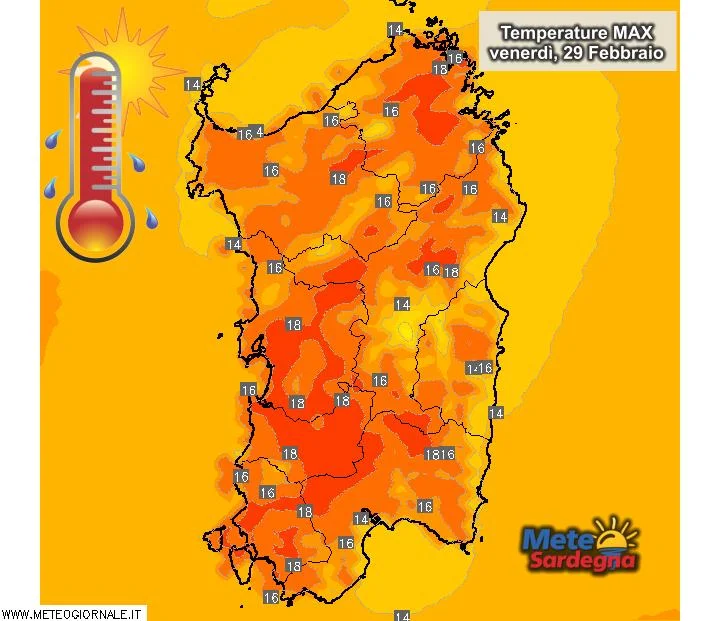 Temperature12 - Anche oggi ci aspettiamo tepori di Primavera