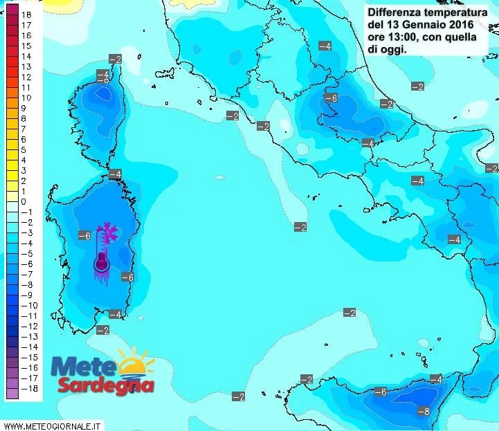 Temperature2 - Freddo: temperature in calo tra martedì e mercoledì prossimi