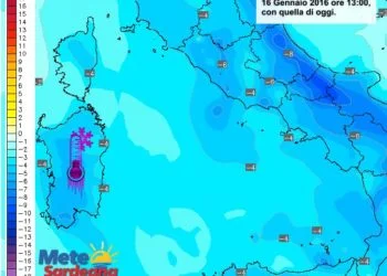 Temperature5 350x250 - Arriva una perturbazione, precede l'irruzione fredda