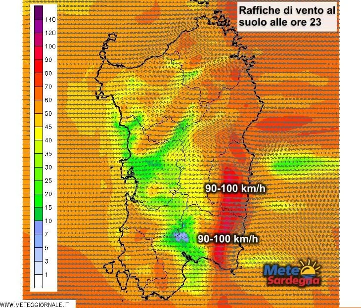 Vento - Si è rinforzato il vento: attese raffiche di burrasca