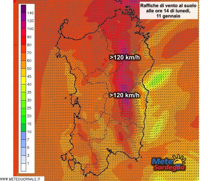 Vento1 - Prossime ore: vento con raffiche di tempesta e uragano!