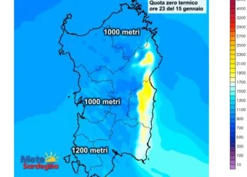 Zero termico 350x250 - Fioccata intensa su Sassari