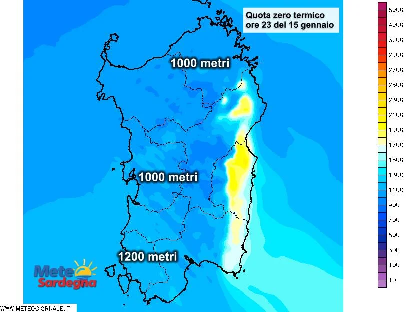 Zero termico - Da domani notte arriverà la neve: a che quote?