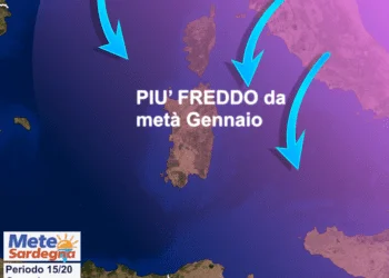 longtermsardegna09gen2015 350x250 - Ultimi giorni di caldo anomalo, poi peggioramento meteo e torna inverno