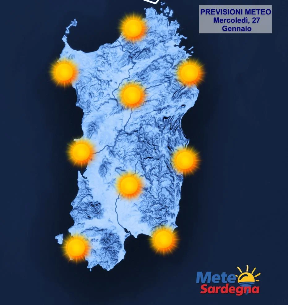 meteo 1 - Sole, sole, ancora sole e temperature in rialzo