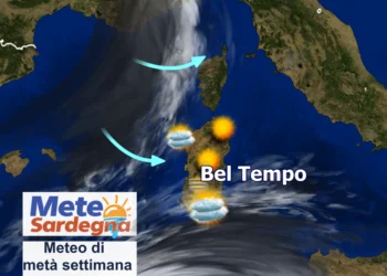 meteo meta settimana 350x250 - Fa freddo, specie in Campidano. Molto sole, a tratti qualche nebbia