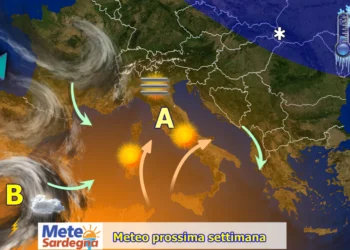 meteo prossima settimana 350x250 - Cambia l'aria, arriva mite da ovest: porterà deboli piogge