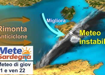 previsione meteo prossimi giorni 350x250 - Cambia l'aria, arriva mite da ovest: porterà deboli piogge