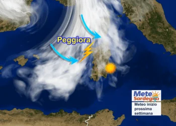 previsionisardegna 350x250 - Ultimi giorni di caldo anomalo, poi peggioramento meteo e torna inverno