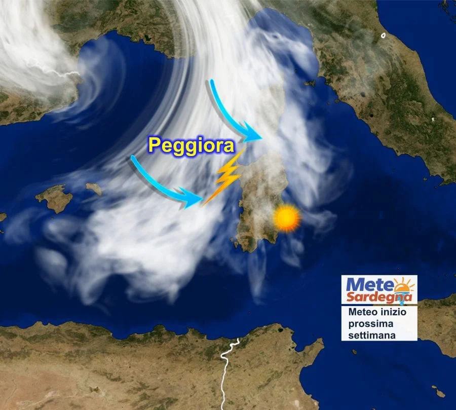 previsionisardegna - Meteo weekend più mite e ventoso, altre piogge. Prossima settimana freddo e neve