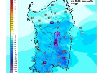 temperature 1 350x250 - Dal freddo ai 20°C in 24 ore: oggi mite, ancora qualche pioggia